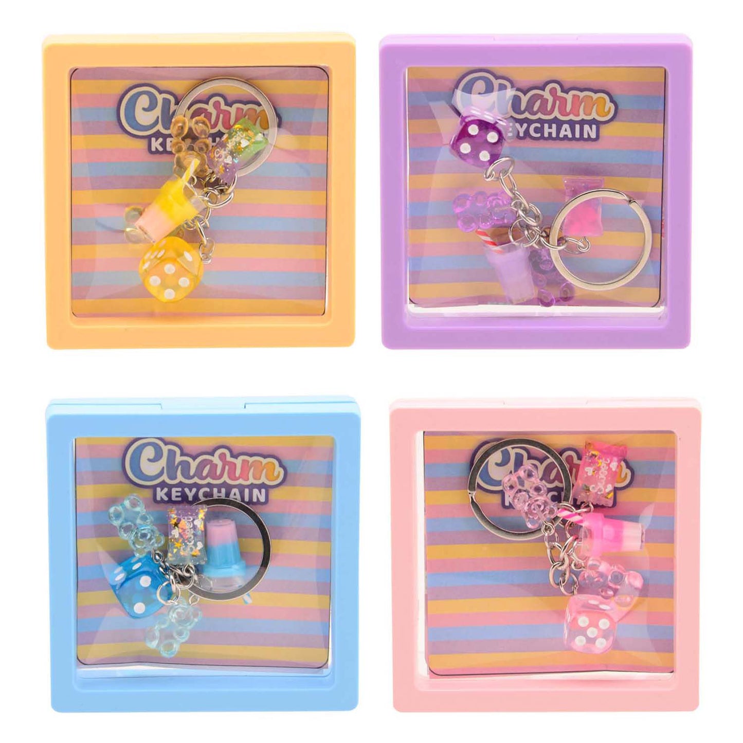 Johntoy fabelhafter Schlüsselanhänger mit Mini-Charms
