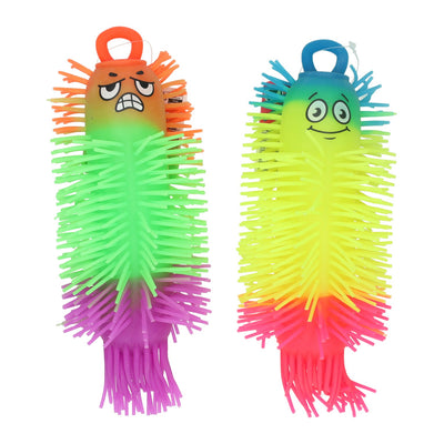 Mehrfarbiger flauschiger Wurm von Johntoy – 21 cm