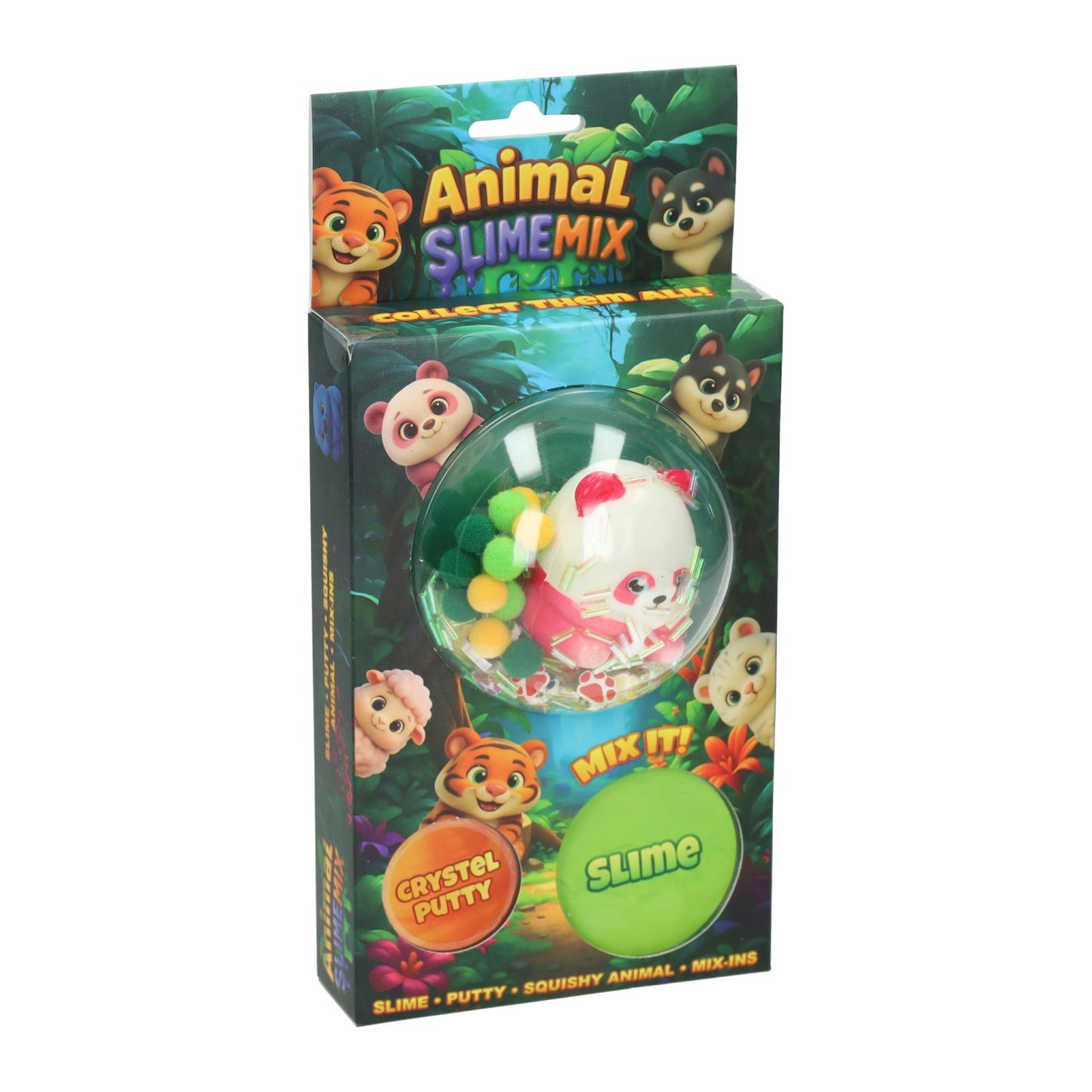 Johntoy Jungle Multipack – Knete, Schleim auspressen