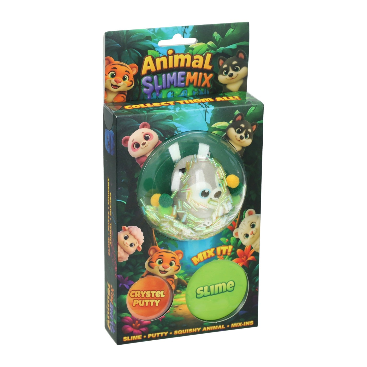 Johntoy Jungle Multipack – Knete, Schleim auspressen