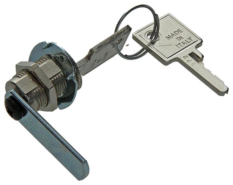 Mack 1014020 - Briefschrankschloss vernickelt 20 mm | 5 Stück