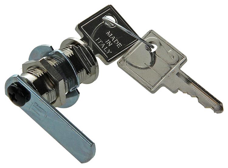 Mack 1014021 - Briefschrankschloss vernickelt 25 mm | 5 Stück