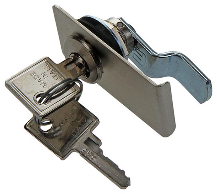 Mack 1014023 - Aufputz-Zylinderschloss Glastür 16 mm | 5 Stück