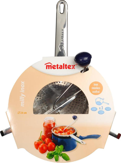 Metaltex-Edelstahl-Passiersieb 24 cm
