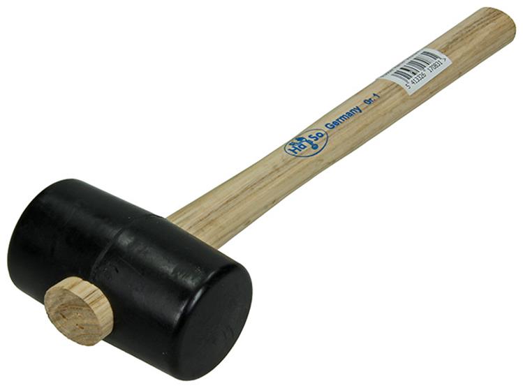 1010740 - Gummihammer EStNr. 1 90x55mm 300gr | 3 Stück