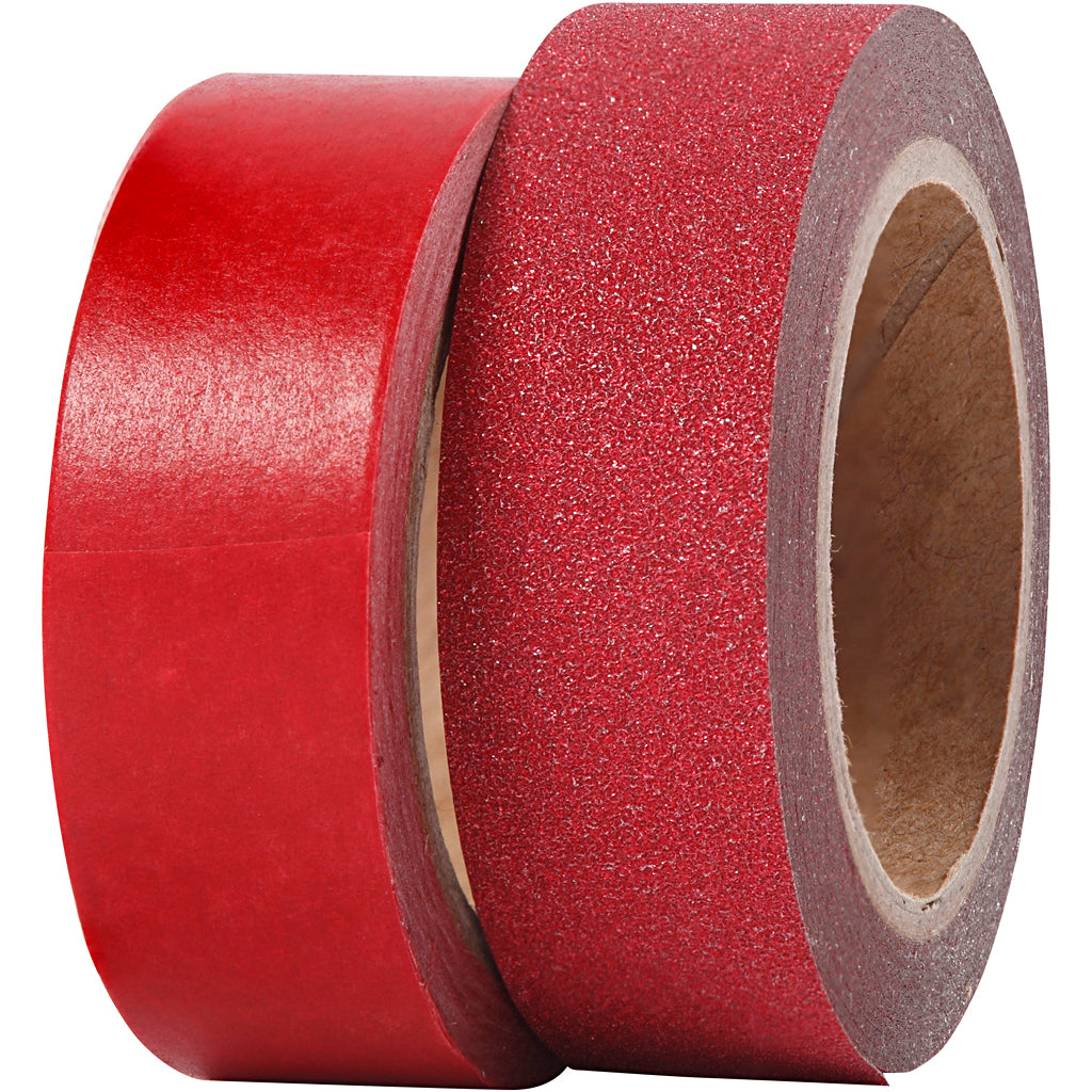 Vivi Gade Abdeckband, B: 15 mm, rot, 2 Rollen 1 Box