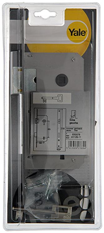 Yale 1019013 – 1 Doppel-Einsteckschloss links A1126 50 mm | 1 Stk