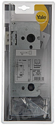 Yale 1019036 – 1 WC-Schloss mit Doppeleinsatz, umkehrbar, BA1553, 50 mm | 3 Stück - afbeelding 2