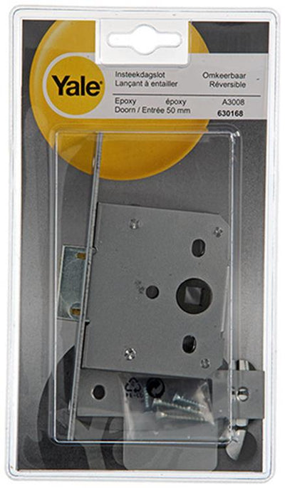 Yale 1019058 – 1 Einsteckschloss Epoxidharz L R A3008 50 mm | 1 Stk