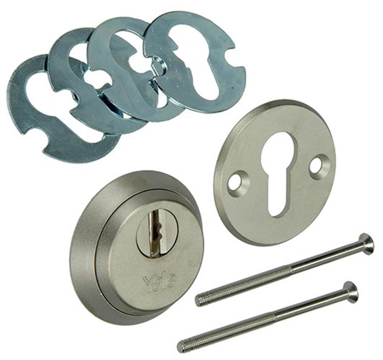 Yale 1019105 - Sicherheitsrosette MS vernickelt spa66-ni | 1 Stk