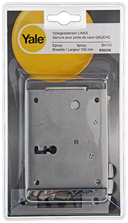 Yale 1019116 – 1 Sockelkellerschloss links B4120 100 mm | 1 Stk