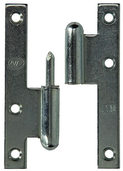 Yale 1019135 - 3 Stahlscharniere verzinkt links 110x60mm | 2 Stk