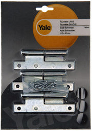 Yale 1019135 - 3 Stahlscharniere verzinkt links 110x60mm | 2 Stk - afbeelding 3