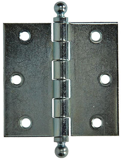 Yale 1019137 – 3 Kugelknopfscharniere verzinkt 76 x 76 mm | 2 Stk