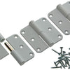 Yale 1019141 – 3 Scharniere, Aluminium, weiß lackiert, Ecke rechts, 80 x 80 mm | 2 Stk