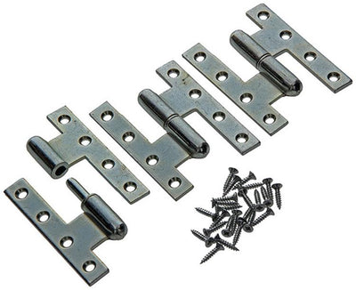 Yale 1019149 – 3 schwere Scharnierscharniere, rechte Ecke links 110 x 80 mm | 2 Stk