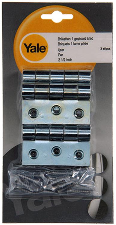 Yale 1019151 – 3 Briketteisen, 1 gefaltete Klinge 2 1 2 Zoll | 2 Stk