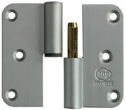 Yale 1019155 – 3 Scharniere, Aluminium, naturbelassen. Ecke rechts 80x80mm | 2 Stk - afbeelding 2