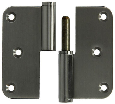 Yale 1019162 – 3 Edelstahlscharniere, abgeschrägte Ecken rechts 80x80mm | 5 Stück