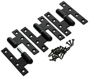 Yale 1019163 - 3 schwere Scharniere schwarz verputzt, links 110x80mm | 2 Stk - afbeelding 3