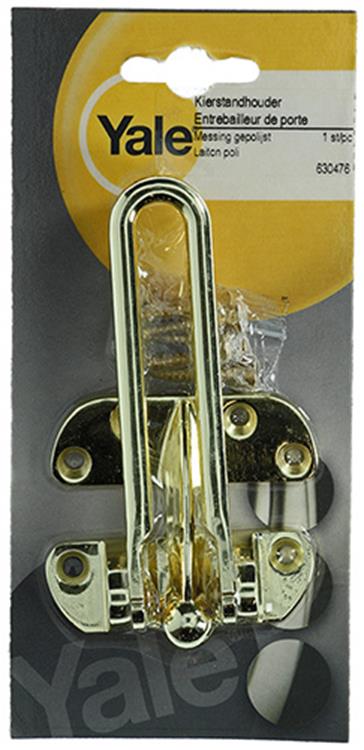 Yale 1019186 – 1 Spalthalter aus poliertem Messing | 5 Stück