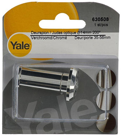 Yale 1019201 - Türspion 200° verchromt 14mm | 3 Stück