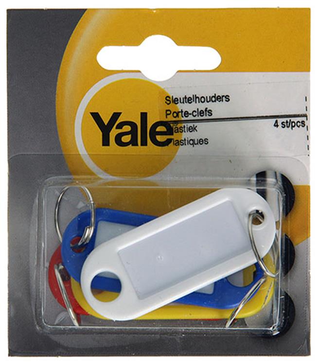 Yale 1019202 - 4 Schlüsselhalter aus Kunststoff | 10 Stück