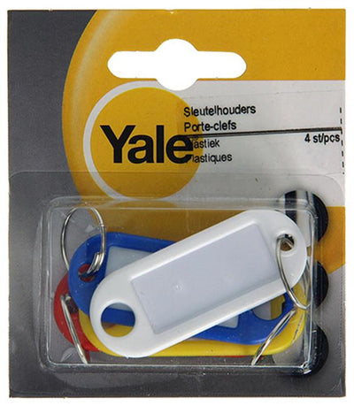 Yale 1019202 - 4 Schlüsselhalter aus Kunststoff | 10 Stück