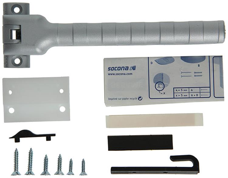 Yale 1019206 – Spir-Türschließer, Epoxid-Silberfarbe F1E | 1 Stk
