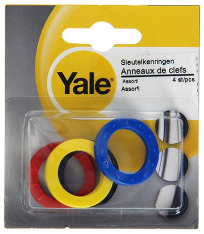 Yale 1019210 – 4 Schlüsselanhänger plast.vr vkt Schlüssel | 10 Stück