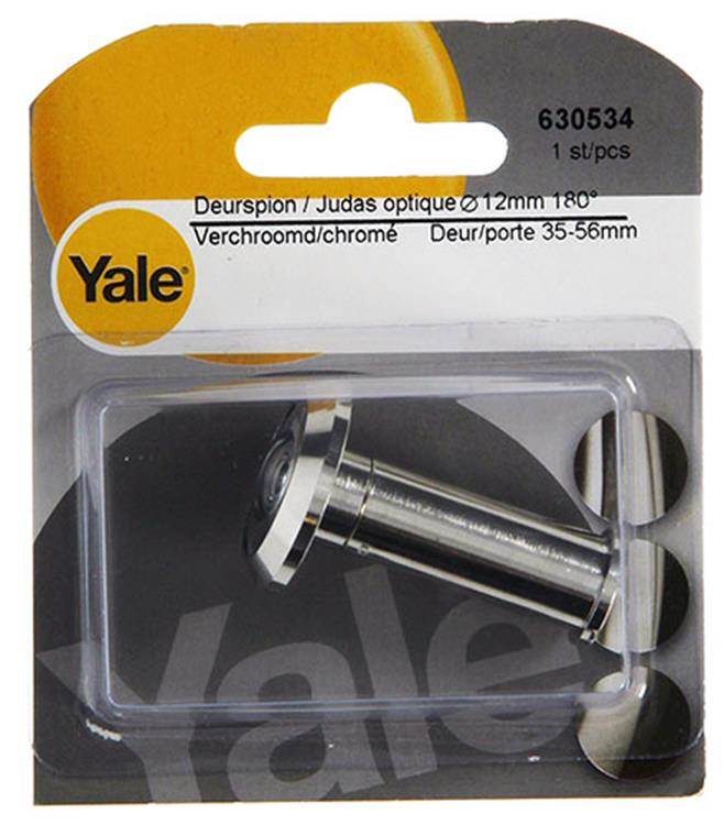 Yale 1019214 - Türspion 180° verchromt 12mm | 2 Stk