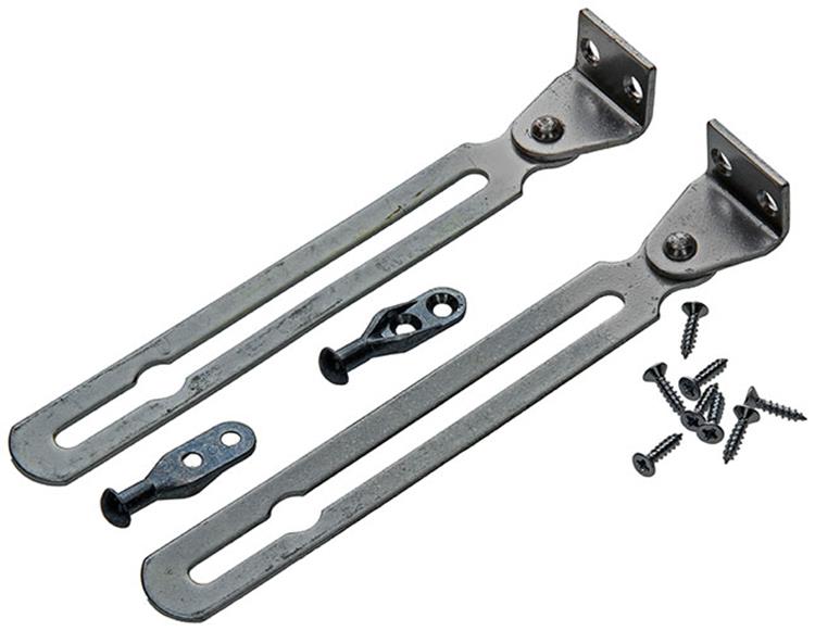 Yale 1019221 – 1 Paar Drehfensterschieber verzinkt 180 mm H0480 | 3 Stück