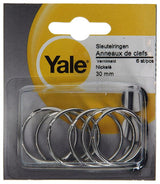 Yale 1019227 - 6 Schlüsselanhänger 30mm | 10 Stück - afbeelding 2