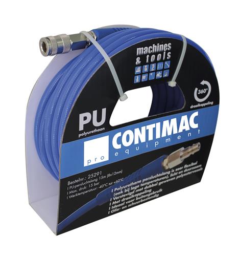 Contimac Luftschlauch 8x12mm komplett + Kupplung 20mtr