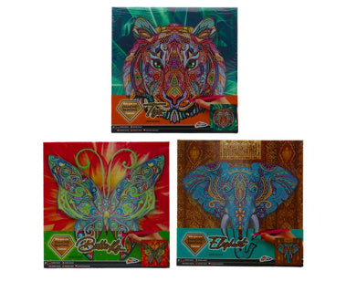 Leinwand Diamantmalerei Tiger, 30 x 30 cm