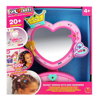 Jumbo Funlockets Geheimspiegel mit Haarglitzer | 2 Stk