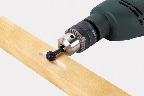 Wolfcraft Profilreibe | sphärisch | für Holz | ø14mm | 1 Stück - 2533000