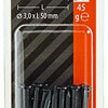 Mack 1017182 – Stahlnagel BVK Stahl gebläut 45 gr 3,0 x 50 mm | 10 Stück