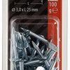Mack 1017202 – Schiefernagel Stahl verzinkt 100 gr 3,0 x 25 mm | 5 Stück