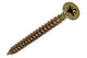 Mack 1017257 - Spanplattenschraube mit Kopf gelb 10 Stück 5,0 x 50 mm | 10 Stück