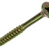 Mack 1017263 – Spanplattenschraube mit Kopf gelb beschichtet. 6 Stück 6,0 x 60 mm | 10 Stück