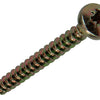 Mack 1017275 - Spanplattenschraube Zylinderkopf gelb plattiert 15 Stück 4,0 x 40 mm | 10 Stück