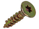 Mack 1017301 - spanienplschr.vzkop-selbstmontage gelb plattiert 24 Stück 4,5 x 20 mm | 10 Stück