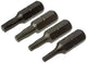 Mack 1017329 - Torx-Schraubenbit Stahl unbehandelt 4 Stück T10-15 20-25 | 10 Stück