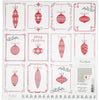 Vivi Gade Designpapier, Weihnachtskugeln und Weihnachtsbäume, Blatt 30,5 x 30,5 cm, 180 g, 5 Blatt 1 Karton
