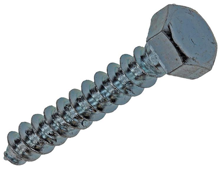 Mack 1017398 - Holzgewindebolzen Stahl verzinkt 15 Stück 5 x 30 mm | 10 Stück