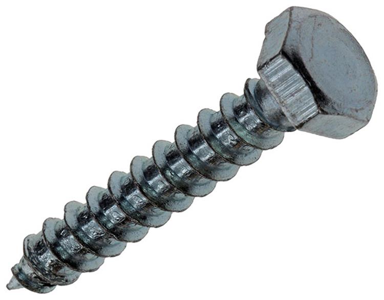 Mack 1017403 - Holzgewindebolzen Stahl verzinkt 11 Stück 6 x 35 mm | 10 Stück
