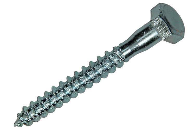 Mack 1017417 - Holzgewindebolzen Stahl verzinkt 5 Stück 8 x 70 mm | 5 Stück