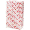 Vivi Gade Papiertüten, Trompete, H: 21 cm, Größe 6x12 cm, 80 g, rot, weiß, 8 Stück 1 Box