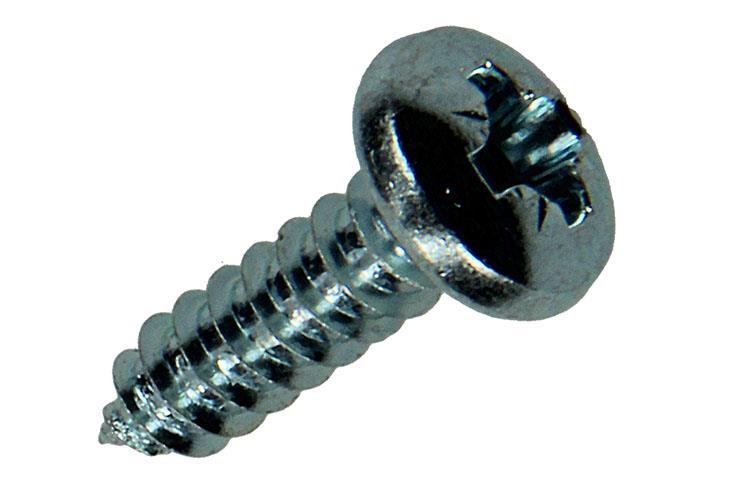 Mack 1017457 - selbstschneidende Schraube Zyl. Kopf verzinkt 10 Stück 5,5 x 19 mm | 10 Stück